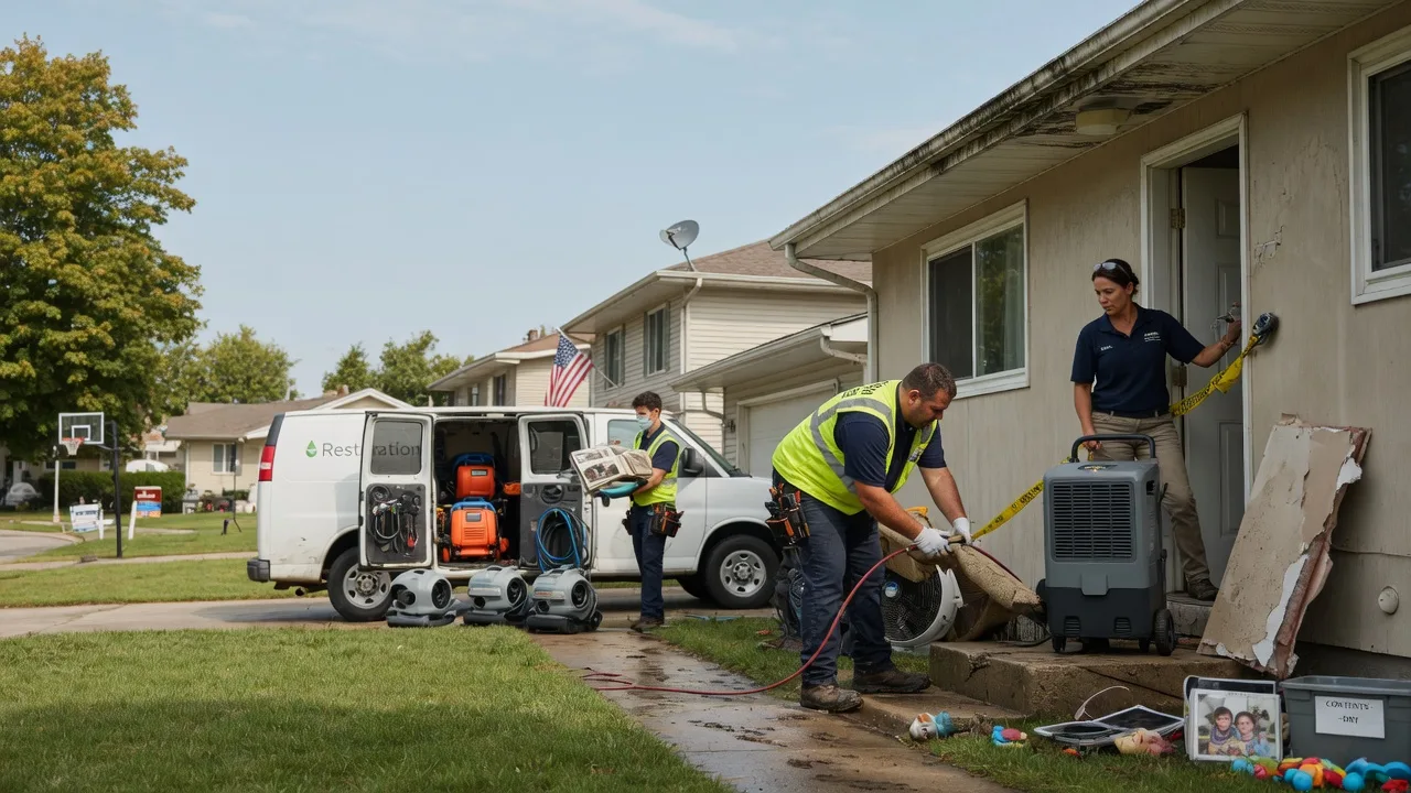 Water Damage Restoration in Random Lake, WI near me